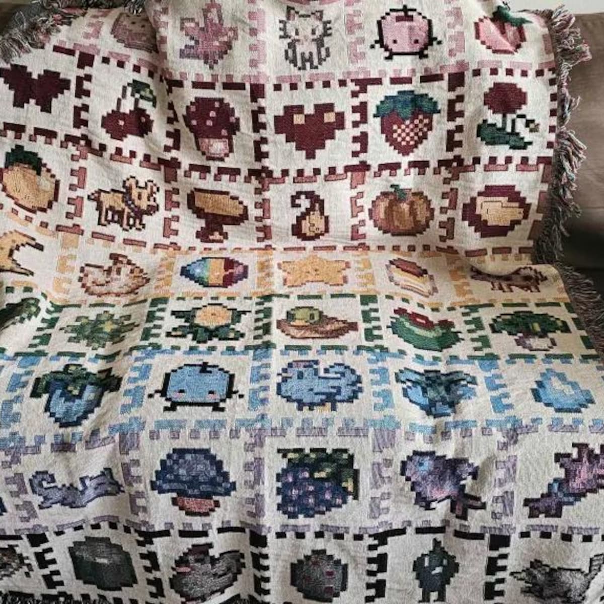 Stardew Valley Blanket - Rainbow
