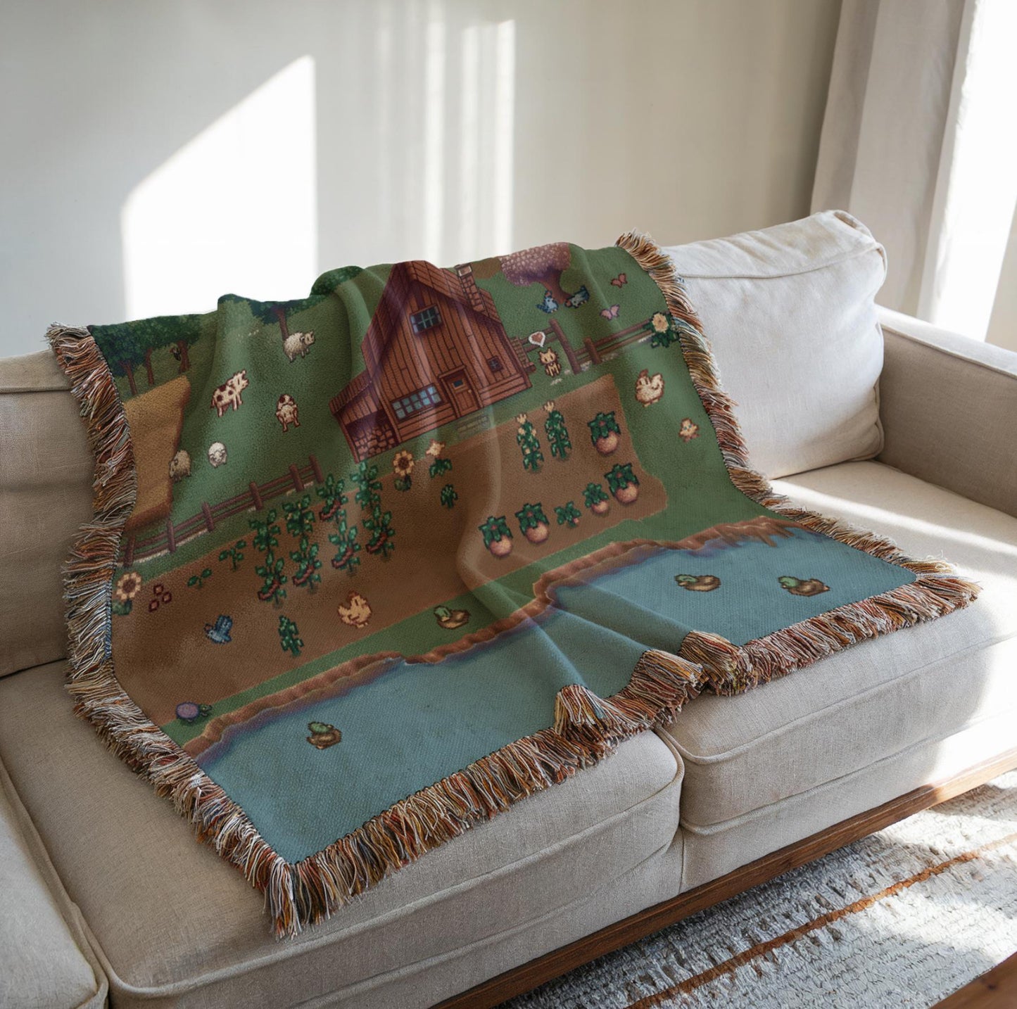 Stardew Valley Blanket - Farm