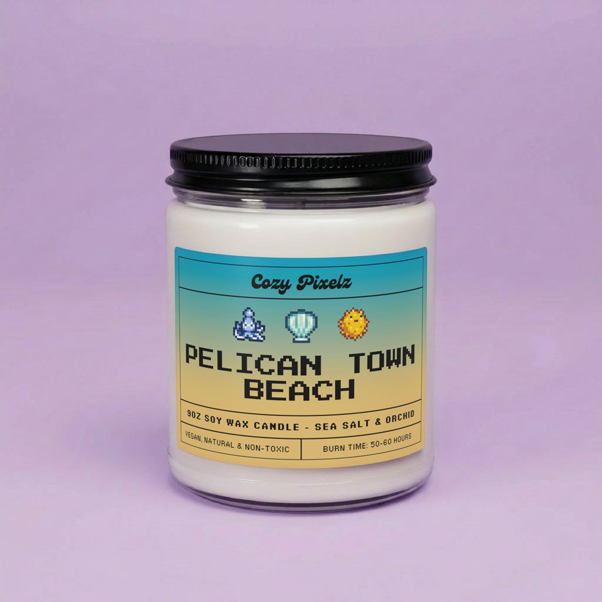 Pelican Town Beach - Scented Soy Candle