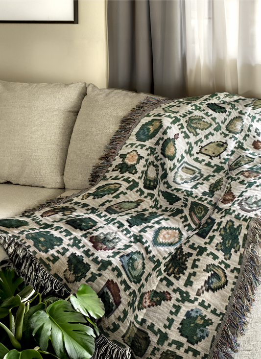 Stardew Valley Blanket - Green Elements