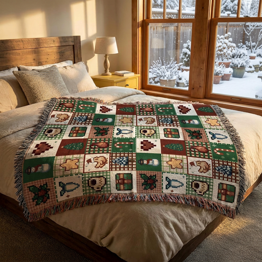 Stardew Winter Woven Blanket