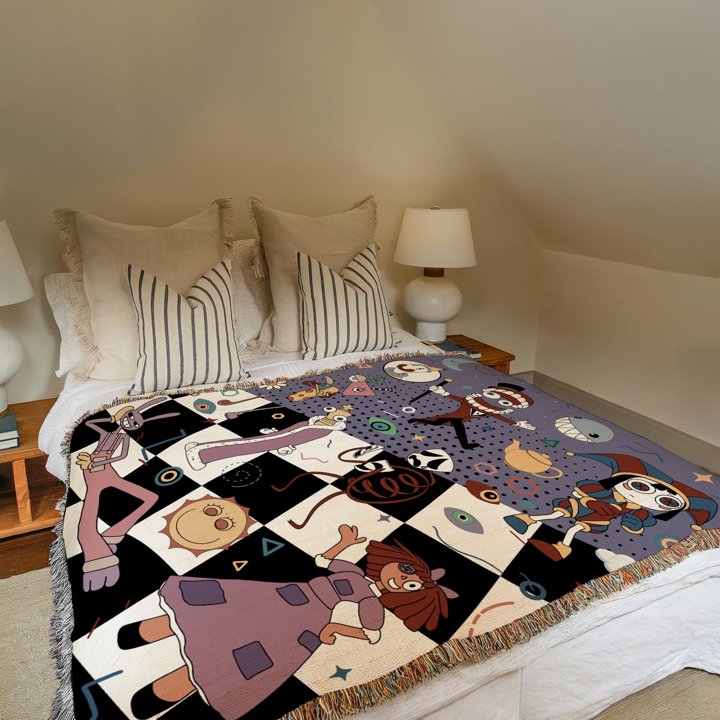 Digital Circus - Woven Blanket