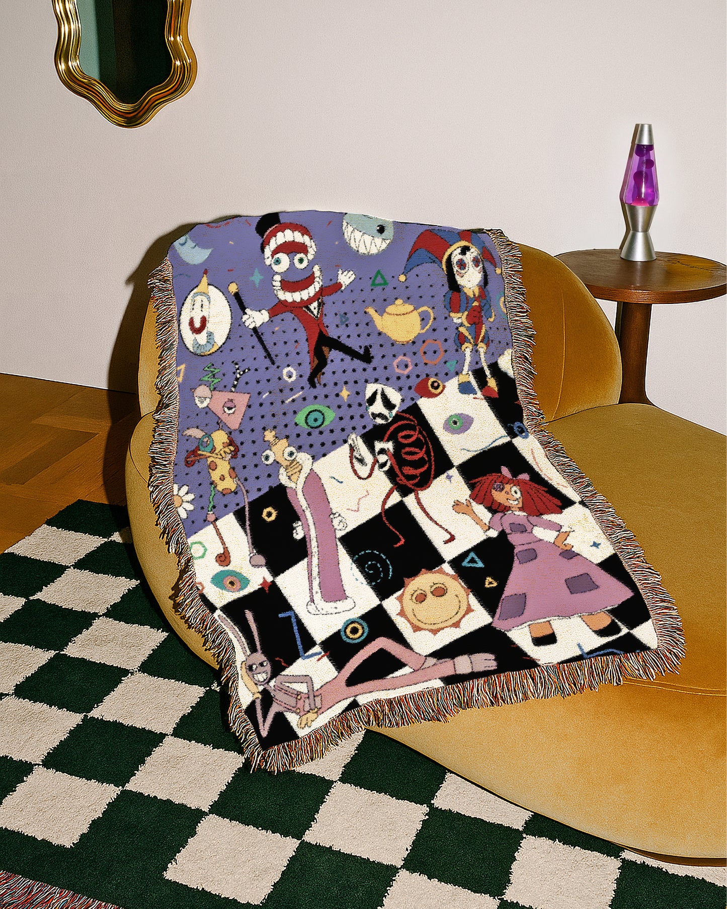 Digital Circus - Woven Blanket