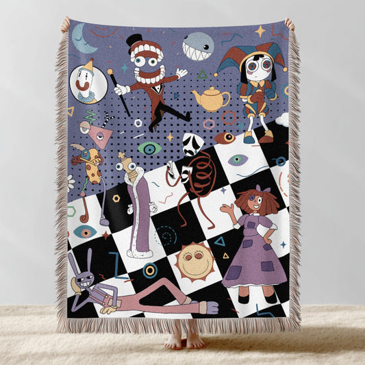Digital Circus - Woven Blanket