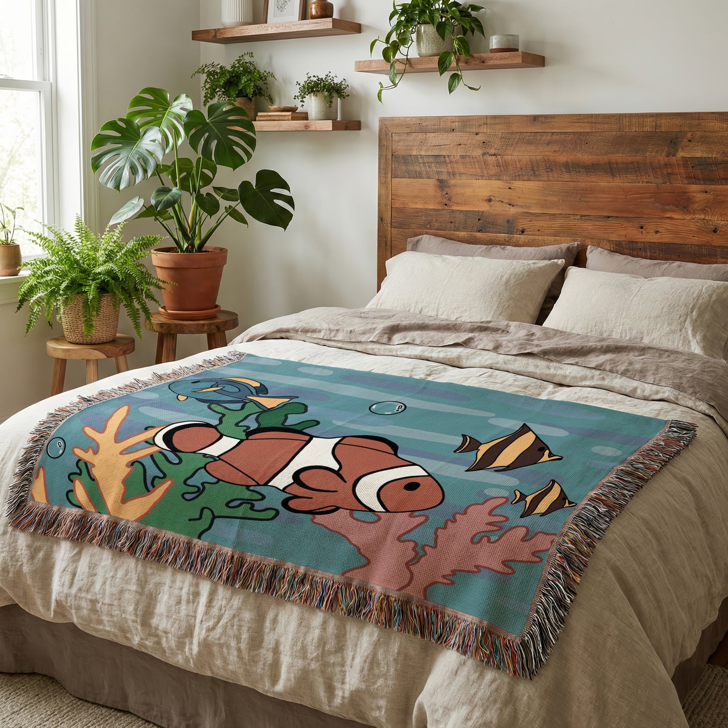 Aquarium - Woven Blanket