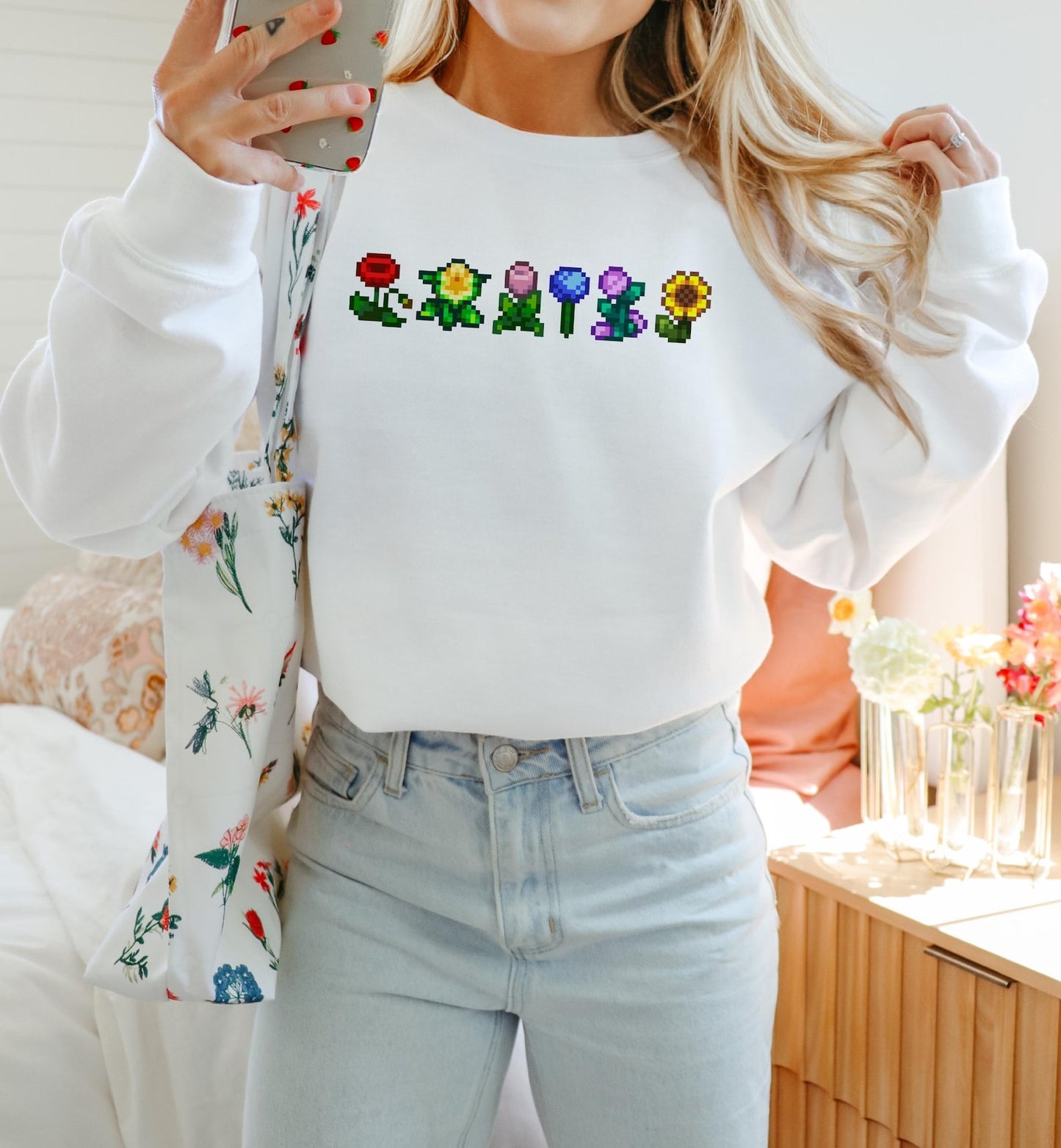 Stardew Valley Sweater - Flowers
