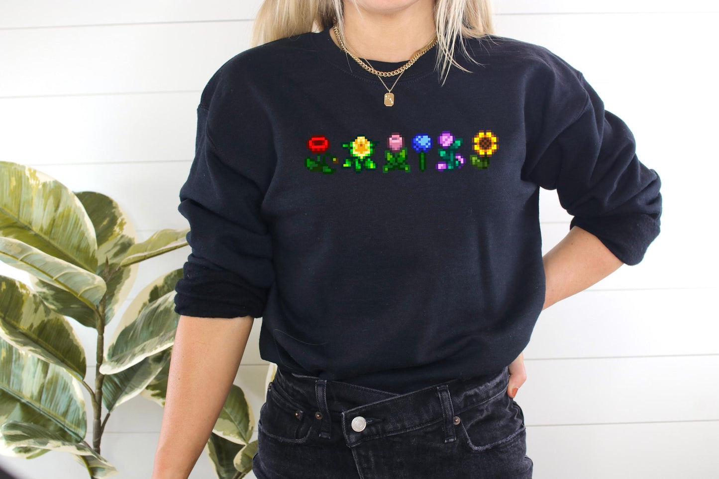 Stardew Valley Sweater - Flowers