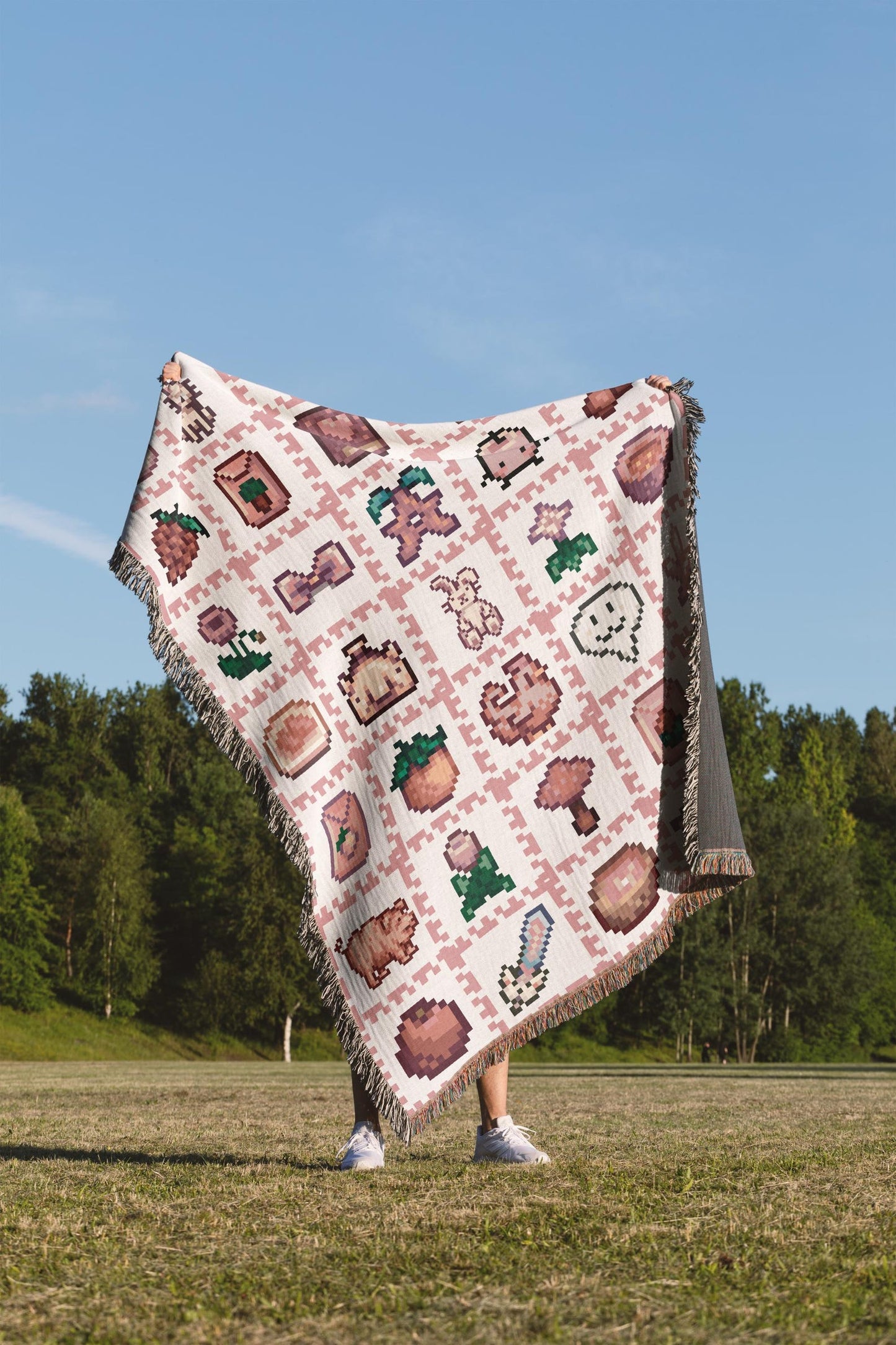 Stardew Valley Blanket - Pink