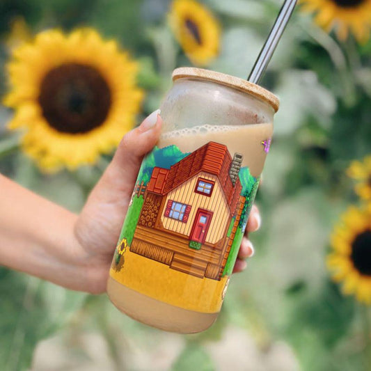 Classic Stardew Farm - Glass Cup