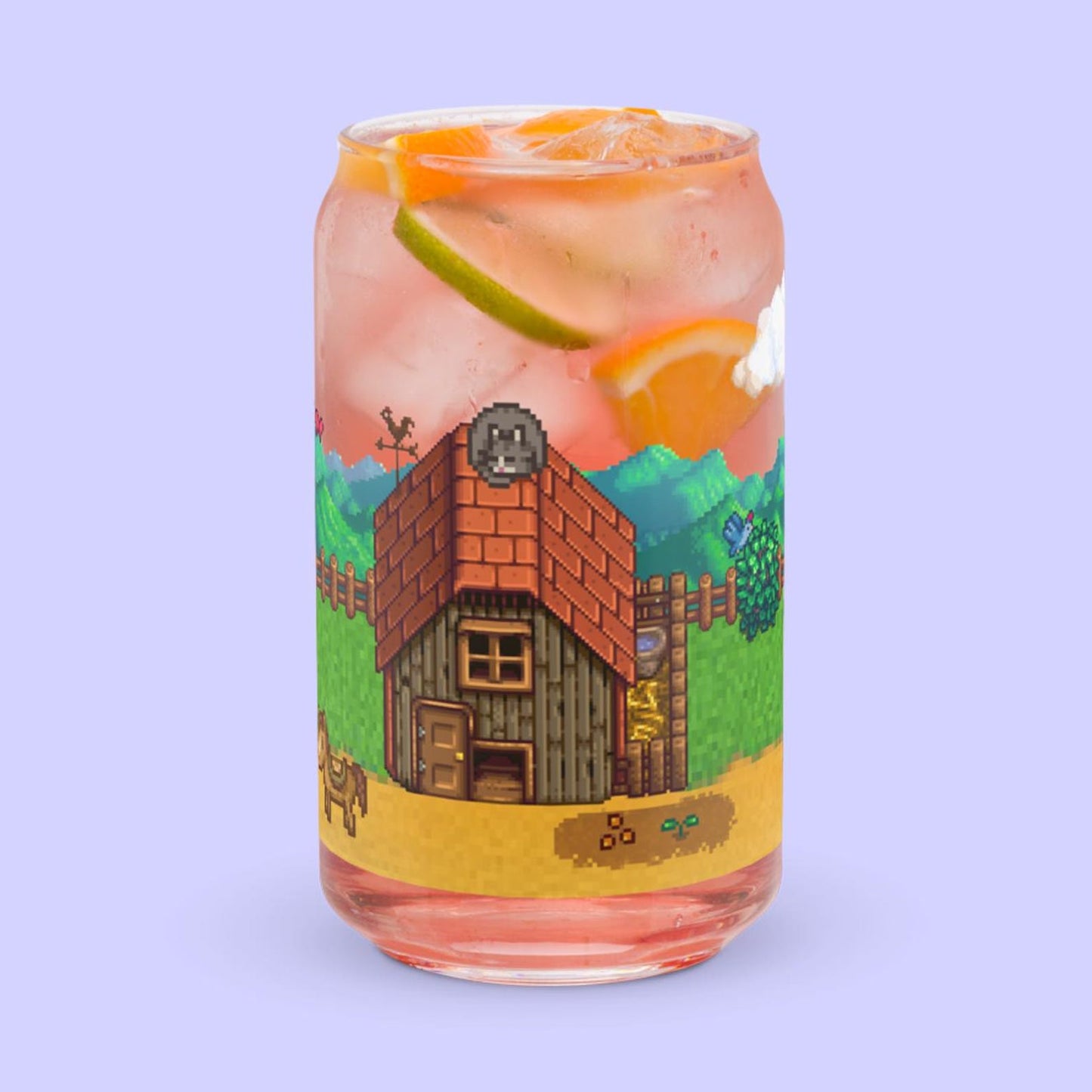 Classic Stardew Farm - Glass Cup