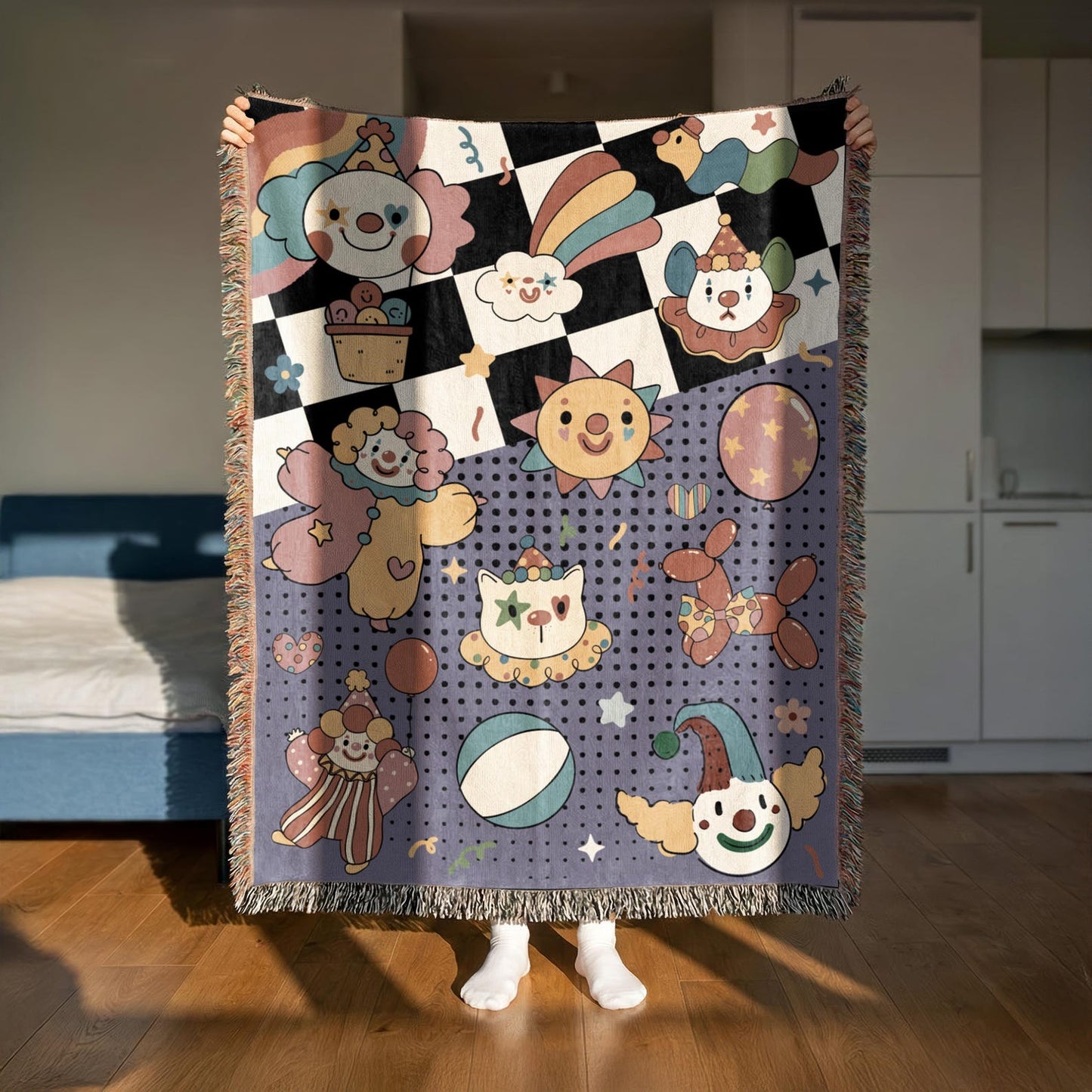 Clown - Woven Blanket