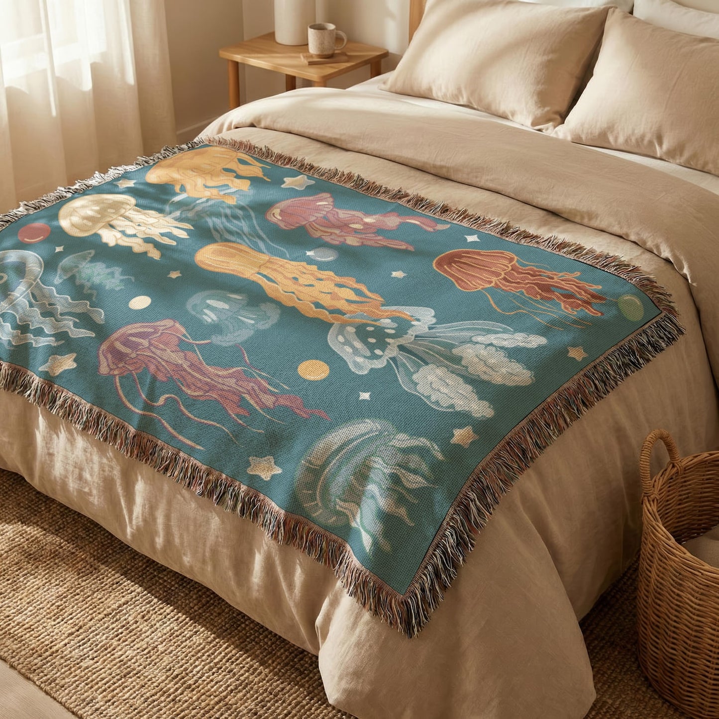 Jellyfish - Woven Blanket