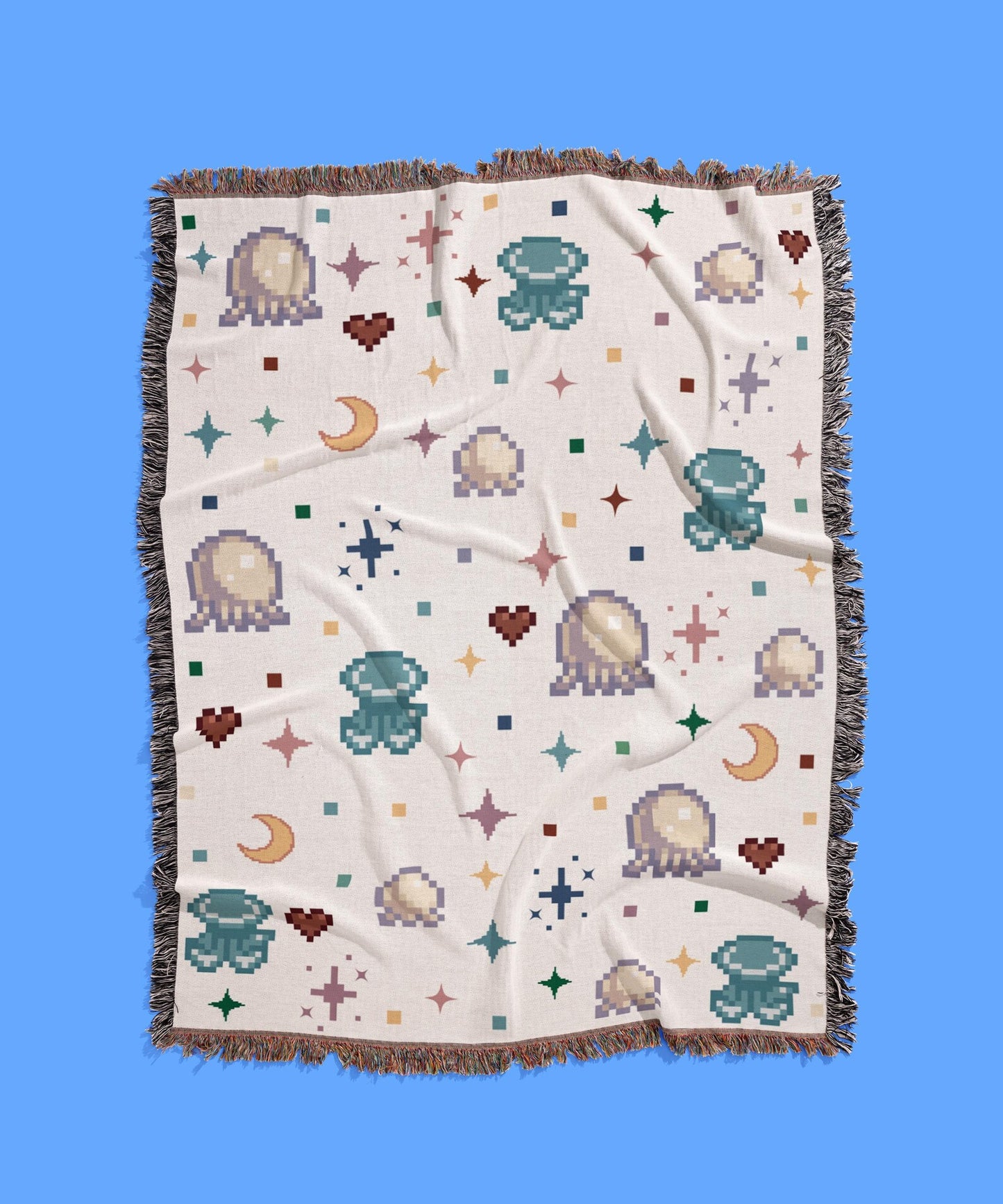 Moonlight Jellies - Woven Blanket