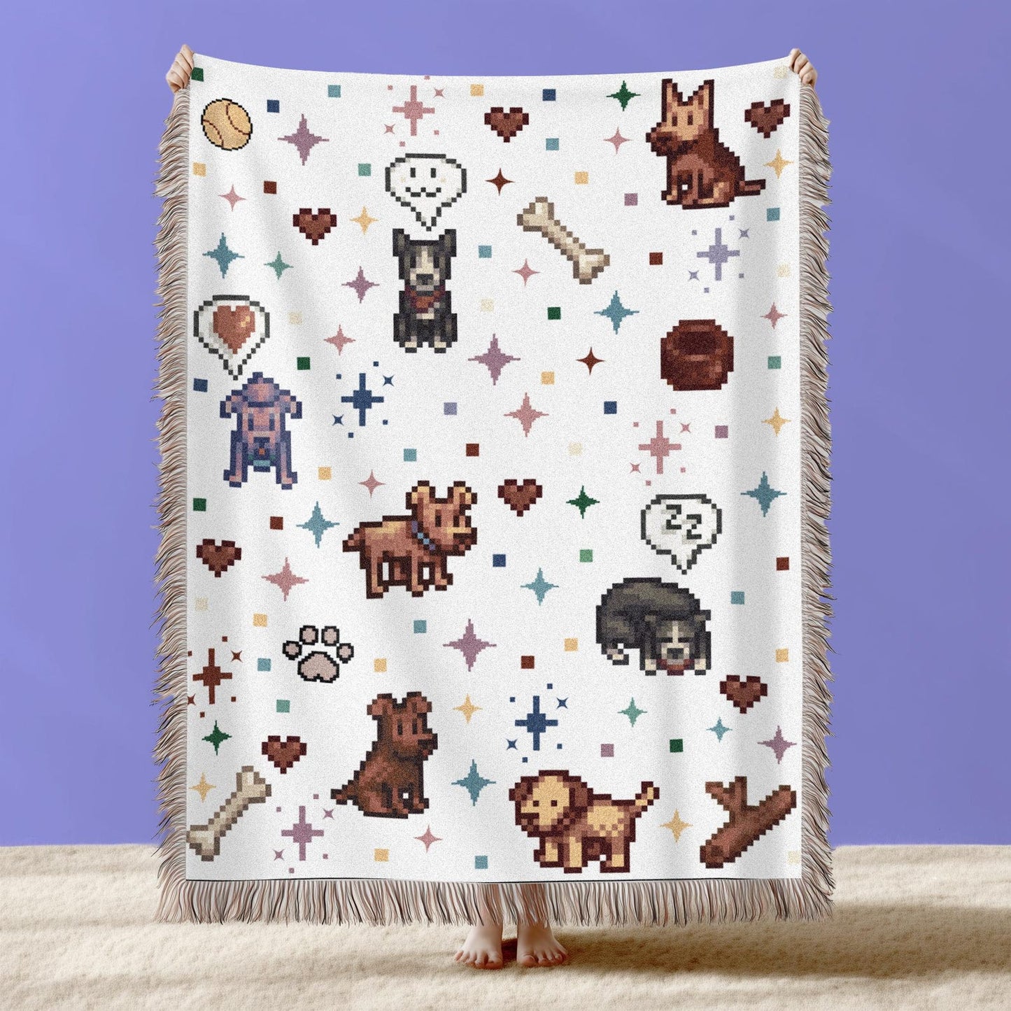 Stardew Dog - Woven Blanket
