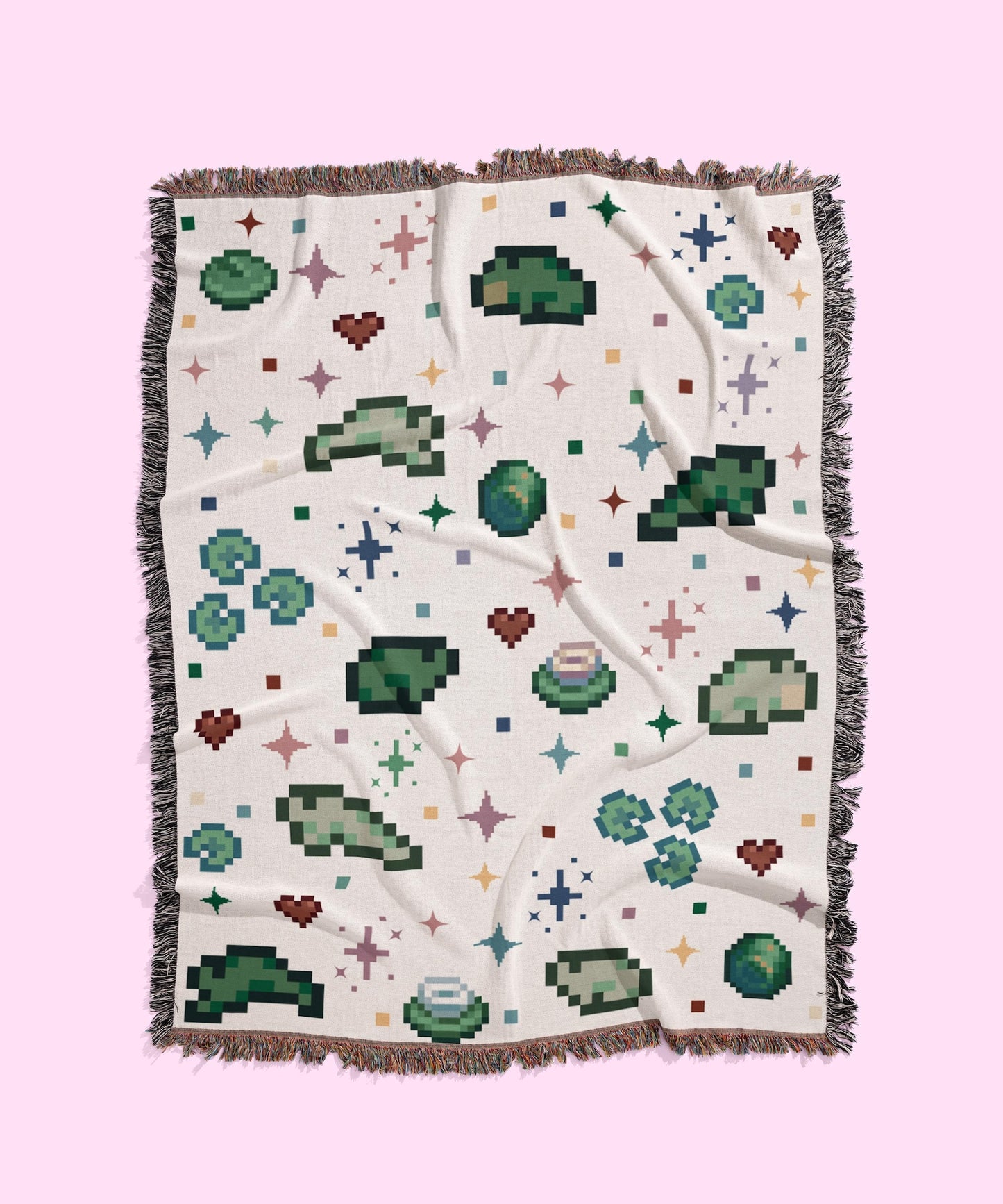 Stardew Frog - Woven Blanket