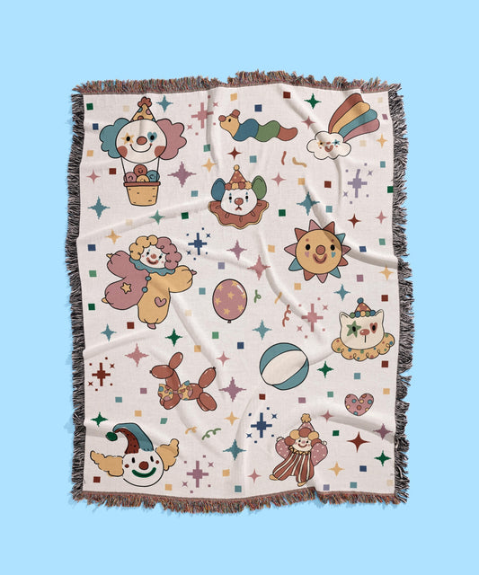Clowns - Woven Blanket