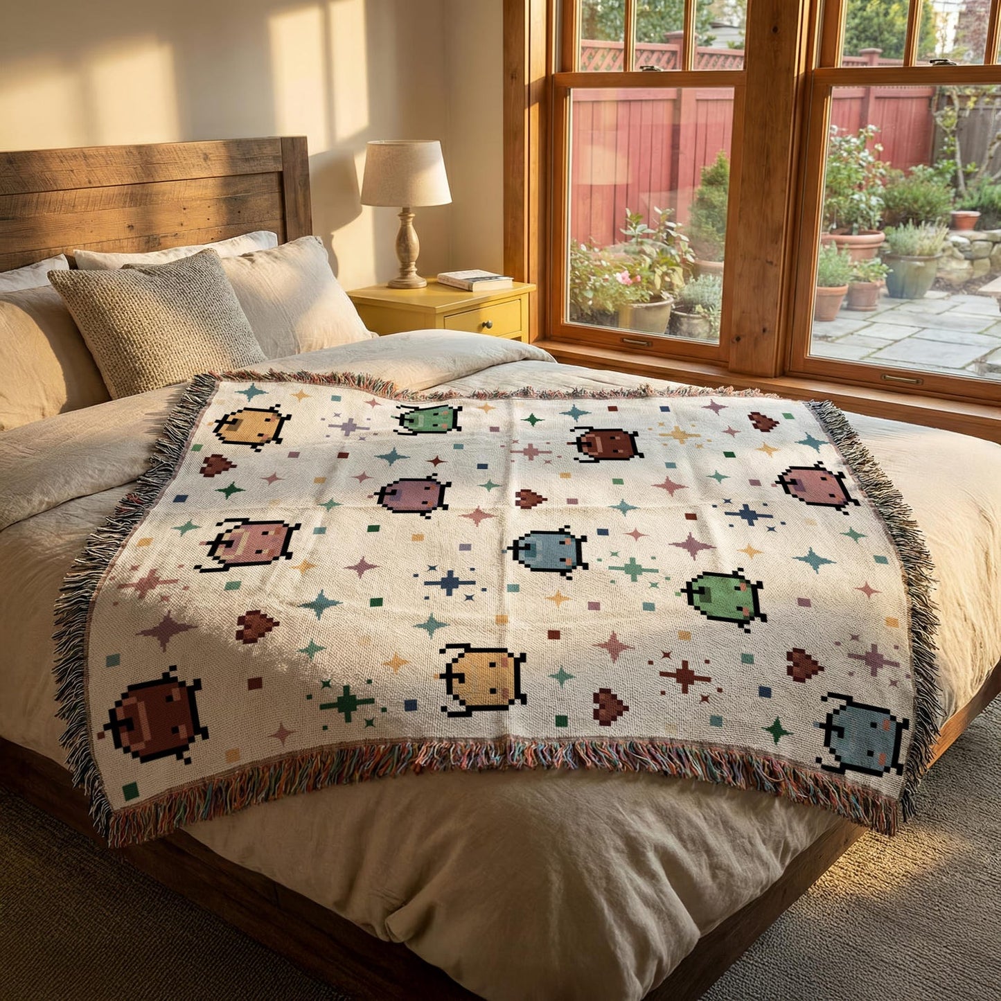 Stardew Junimo - Woven Blanket