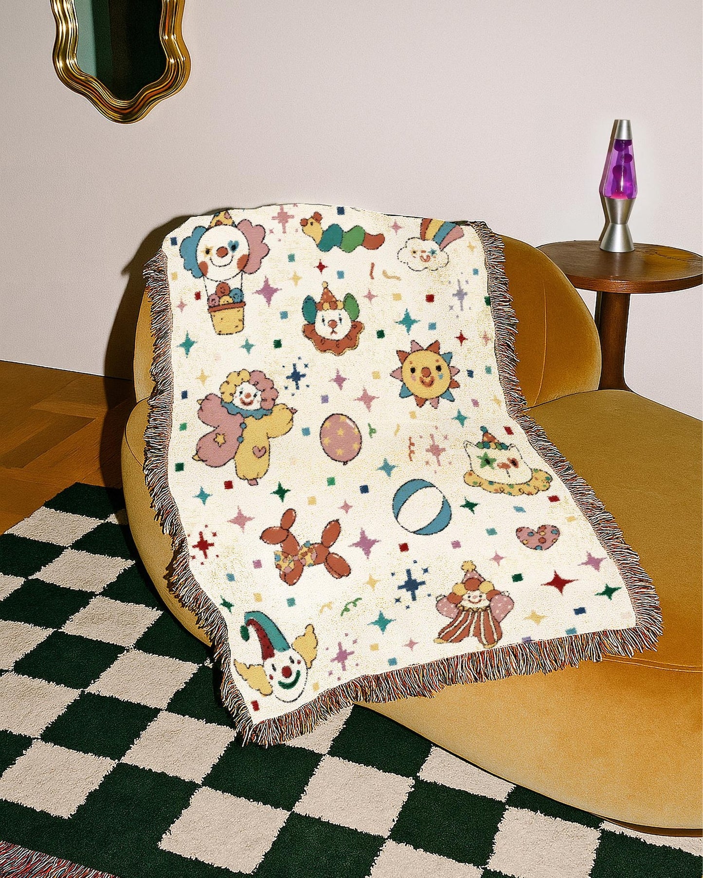 Clowns - Woven Blanket