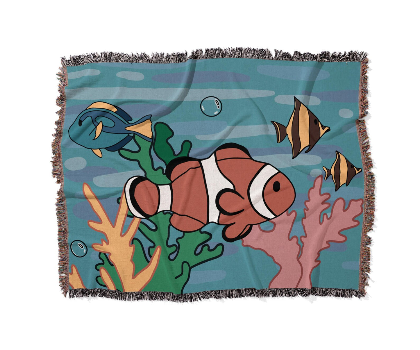 Aquarium - Woven Blanket