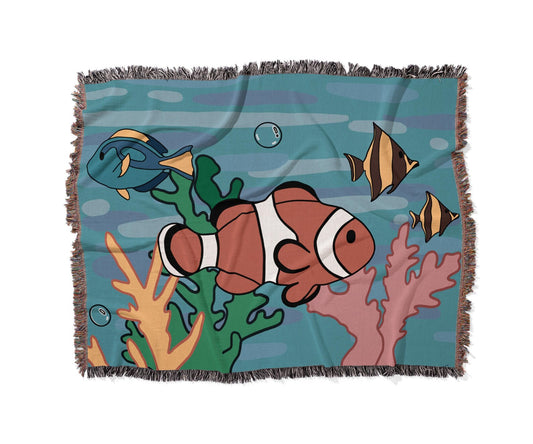 Aquarium - Woven Blanket