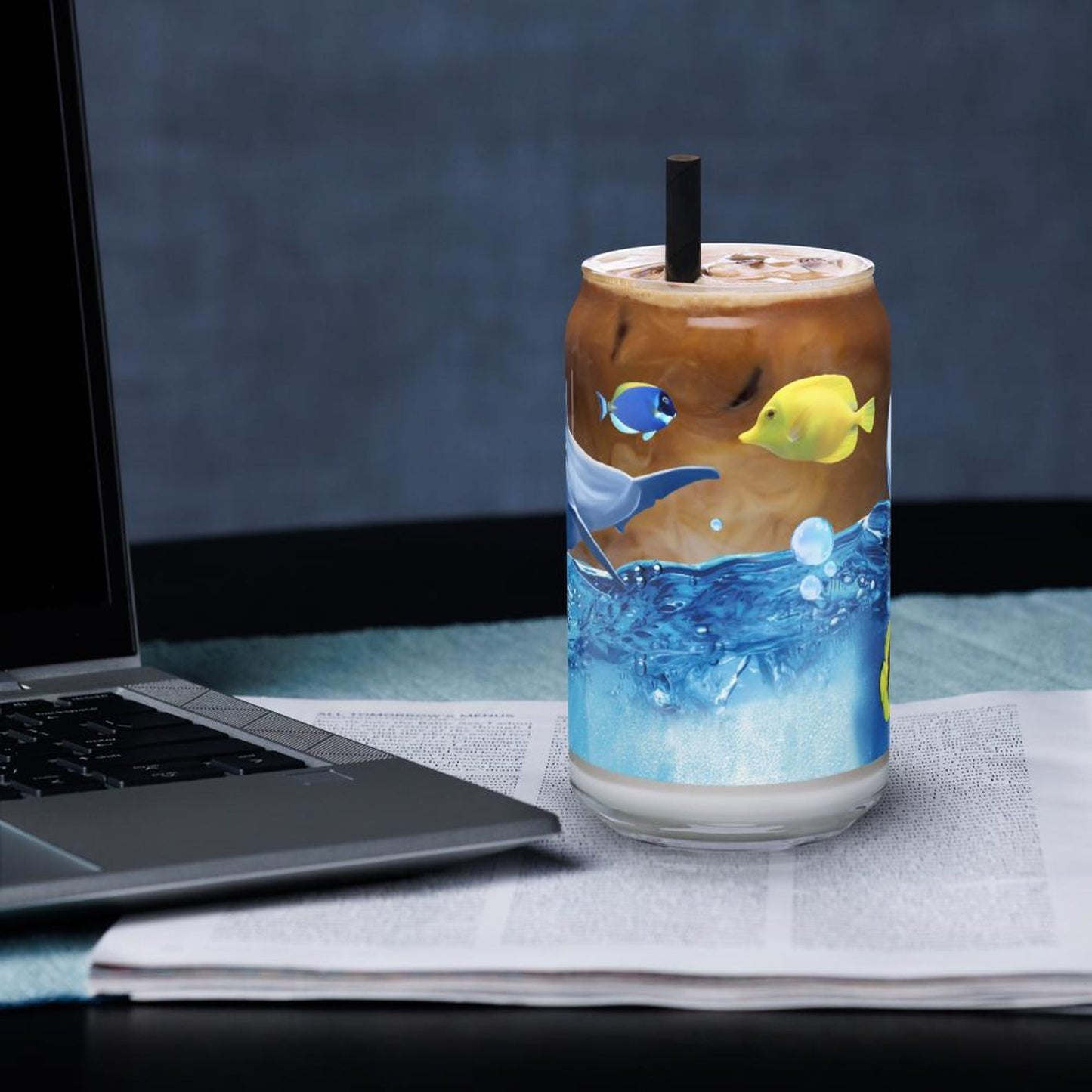 Frutiger Aero Aquarium - Glass Cup