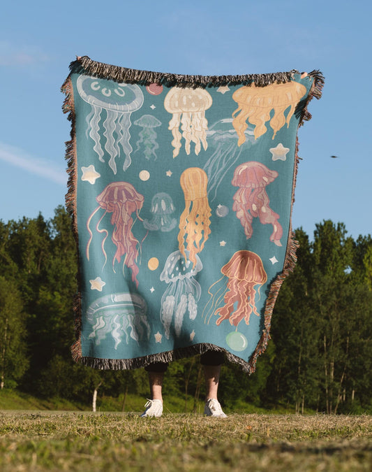 Jellyfish - Woven Blanket