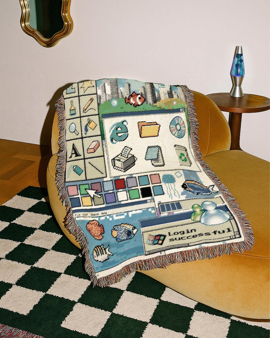 Frutiger Aero - Woven Blanket