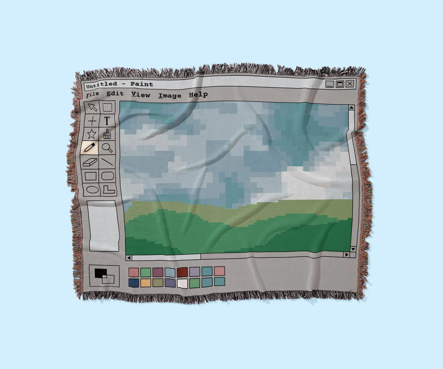 MS Paint Woven Blanket