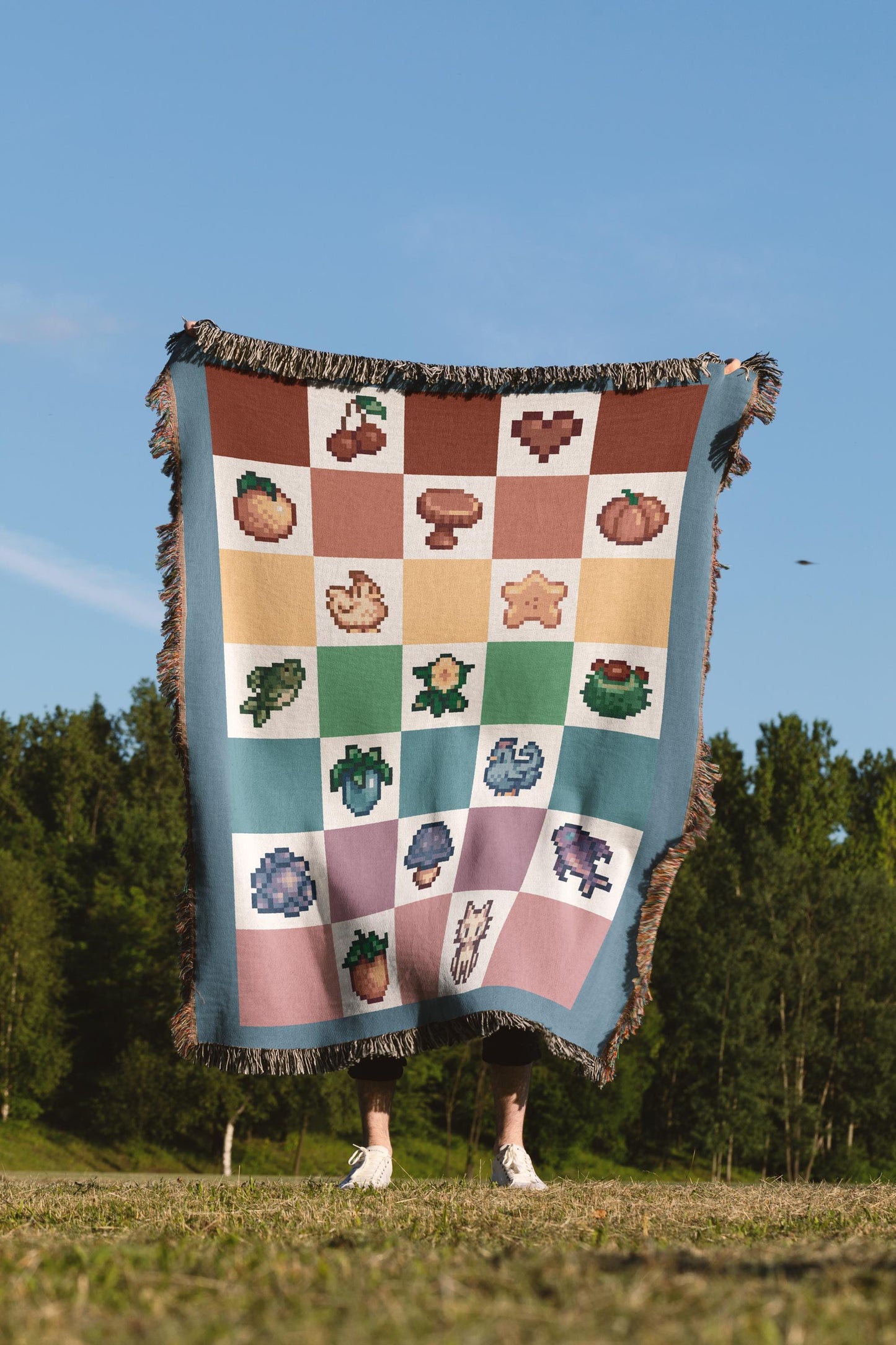 Stardew Valley Blanket - Checkered