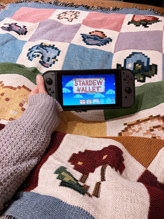 Stardew Valley Blanket - Checkered