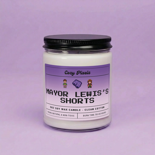 Mayor Lewis's Shorts - Scented Soy Candle
