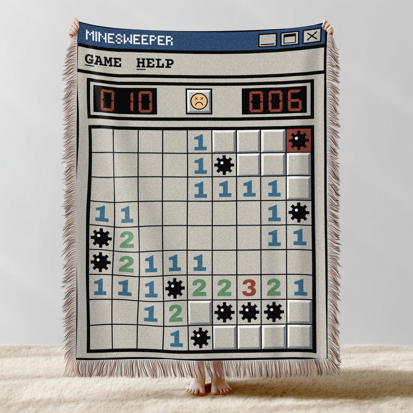 Minesweeper - Woven Blanket
