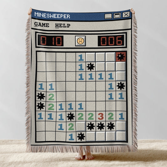 Minesweeper - Woven Blanket