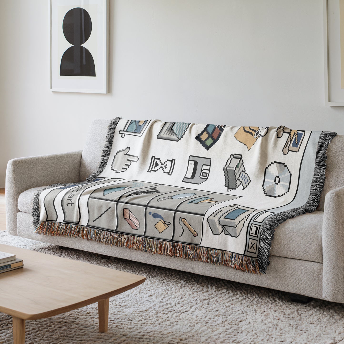 Retro PC - Woven Blanket