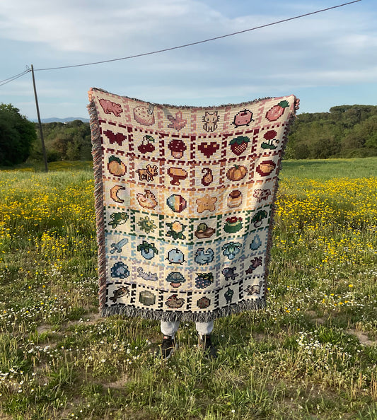 Stardew Valley Blanket - Rainbow