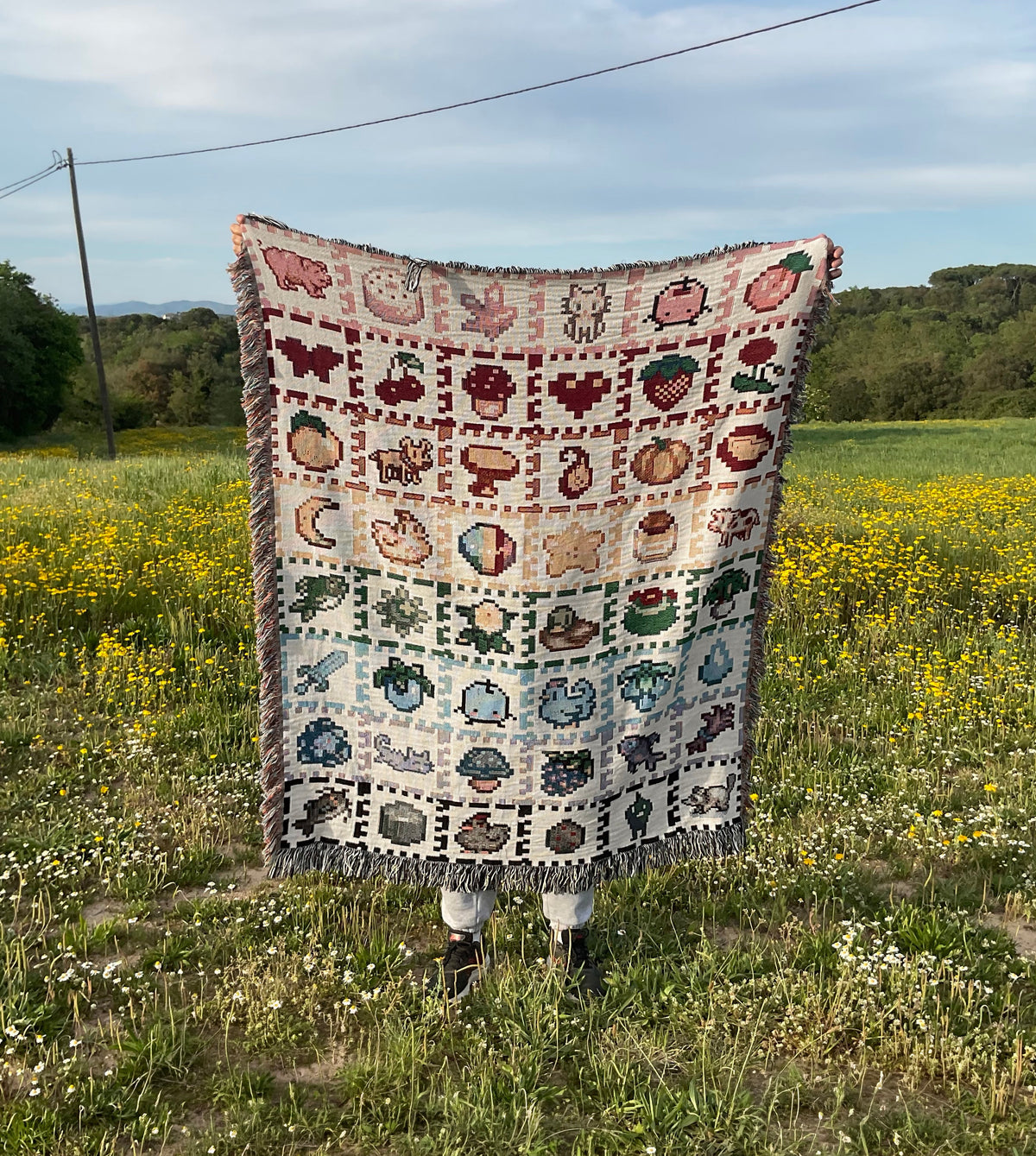 Stardew Valley Blanket - Rainbow